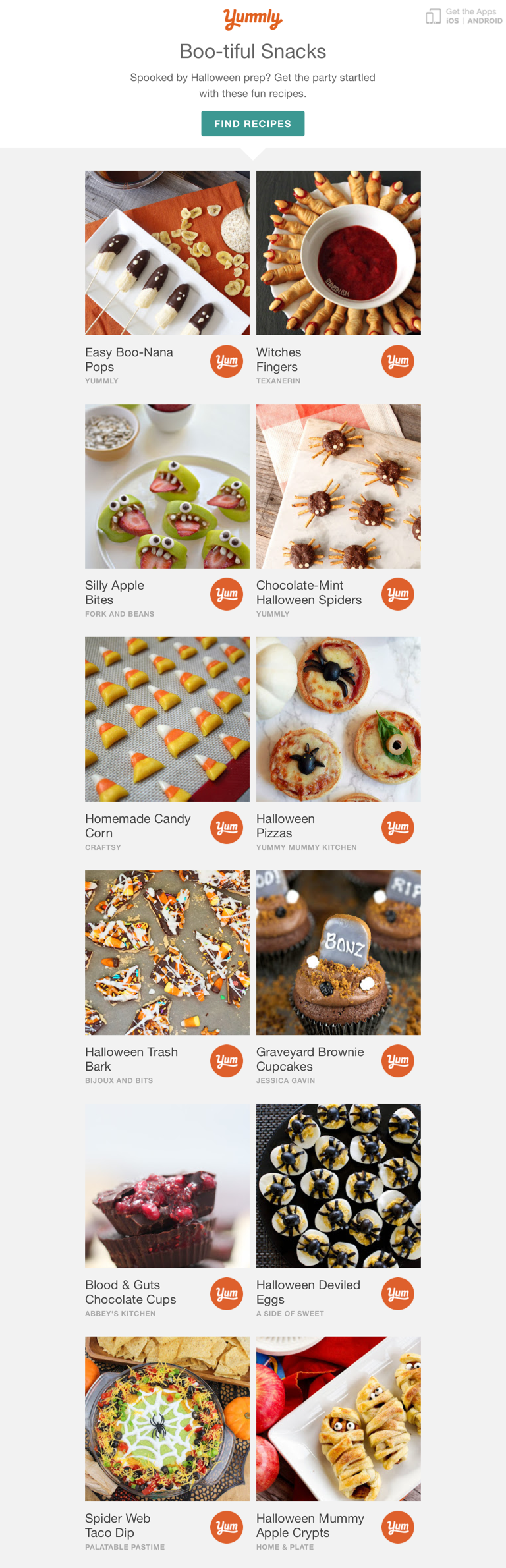 Yummly - Easy Spooky Snacks