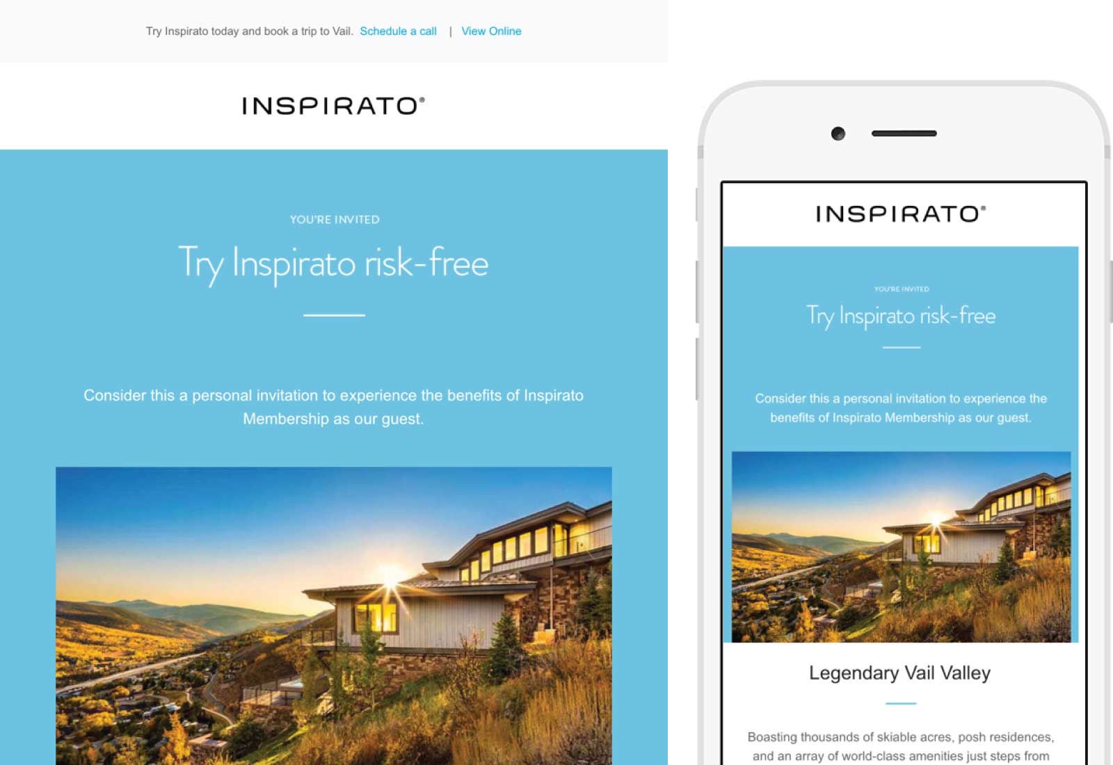 Inspirato Email